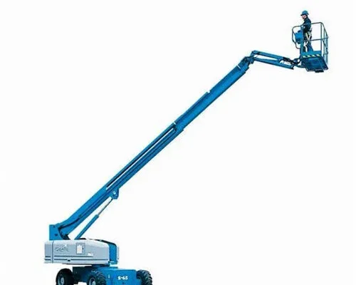 65 foot boom lift available to rent from Cedarwood Equipment Rental in Oshkosh, Wisconsin