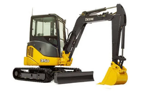 3.5 ton mini excavator available to rent from Cedarwood Equipment Rental in Oshkosh, Wisconsin
